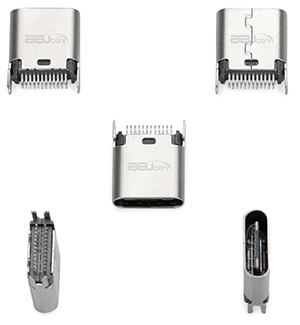 TYPE-C 24PIN 母座夹板0.8 H9.3