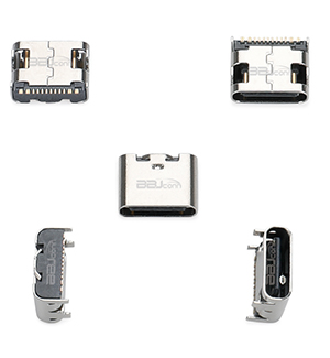 UC.01.51-11-0036--TYPE-C 16P 母座L=6.5 板上型 CH1.68 铜合金端子 PA10T 材质C7025 端子接触点镀金2U