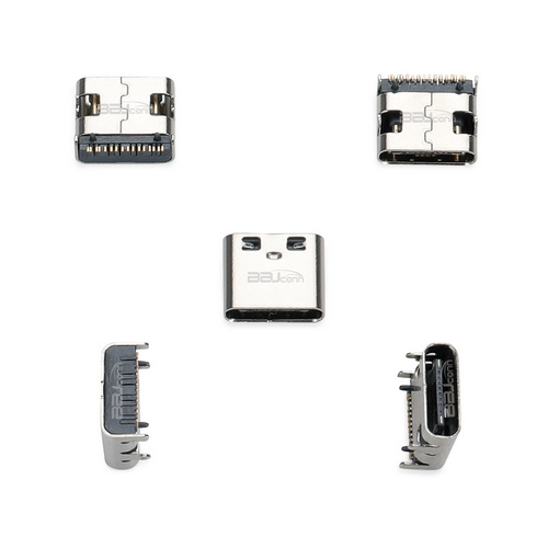 TYPE-C 16PIN 母座板上型L=7.35　2A（组合式）---(UC.01.51-11-0003)