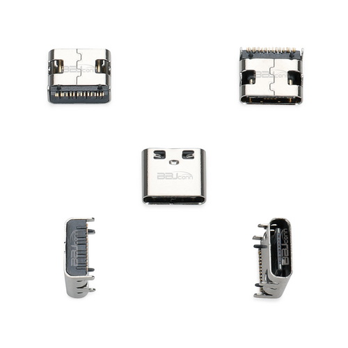 TYPE-C 16PIN 母座板上型L=7.35　2A（组合式）---(UC.01.51-11-0003)